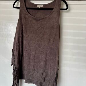 Super cute Fringe Detail Sleeveless Top